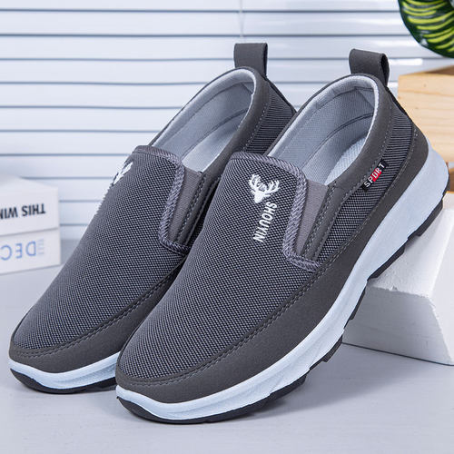 老北京布鞋男款防滑老年人男鞋