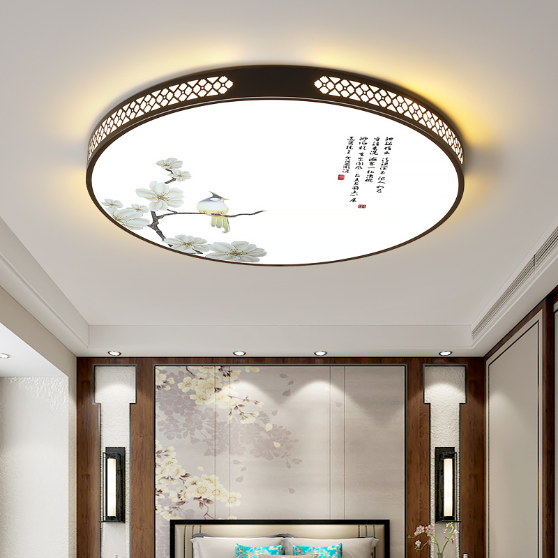 2024年新款卧室灯覆古简约新中式LED吸顶灯家用主卧饭厅灯具大全
