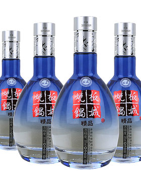 承德板城烧锅酒36度x4瓶450ml整箱兰柔纯粮食酿造低度浓香型白酒