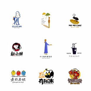 卡通可爱logo设计动态表情包定制动画商标短视频片头尾动图GIF
