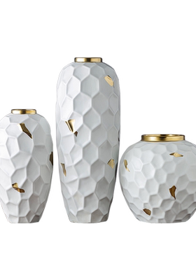 陶瓷简约现代风白色样板房装饰品