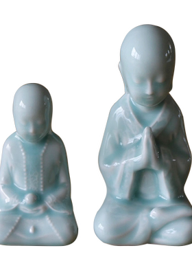 景德镇禅意风供佛手工软装饰品