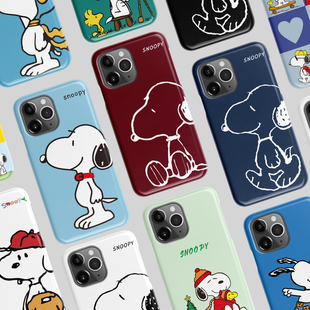 卡通可爱红色蓝色情侣iPhone16Promax超薄15轻便14Pro适用于苹果13个性12半包11菲林男生手机壳