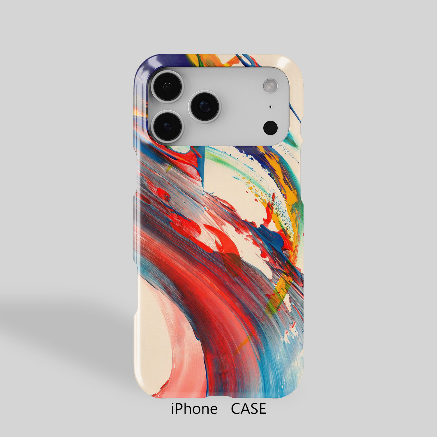 16promax抽象艺术油漆iPhone12半包15romax硬壳油画男生轻薄不褪色不掉色14手机壳13pro苹果