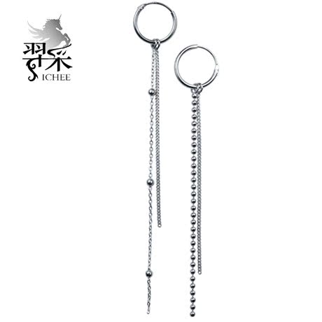 羿采个性气质韩版细女生银耳环