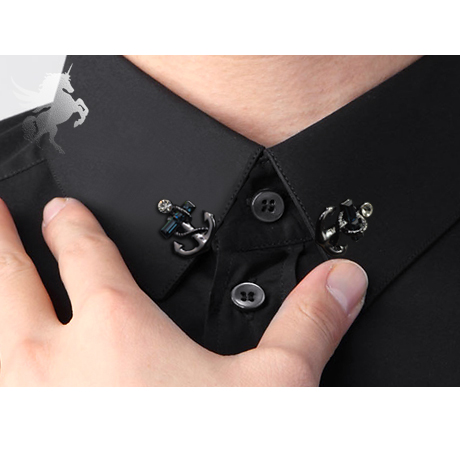 Broche homme en cristal autrichien - Ref 1174079 Image 3