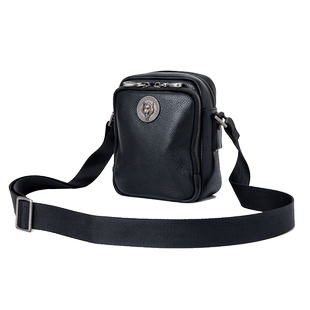 单肩迷你男包小包男士小斜挎包虎头包防盗刷包多口袋小背包牛皮