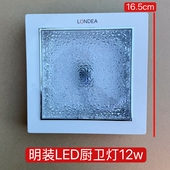 灯泡厨卫 灯泡厨卫灯明装 明装 厨卫灯220vled灯泡厨卫灯12w明装