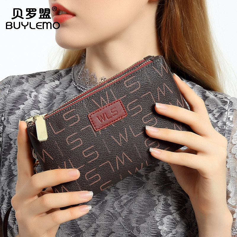 2020新款百搭斜挎小包双拉链手提单肩包时尚潮妈妈买菜零钱手拿包