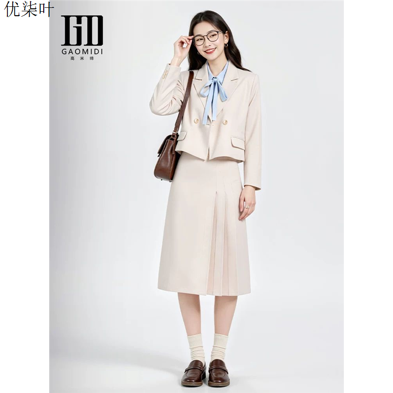 短款西装外套女小个子教资面试穿搭职业正装大学生西服套装高级感