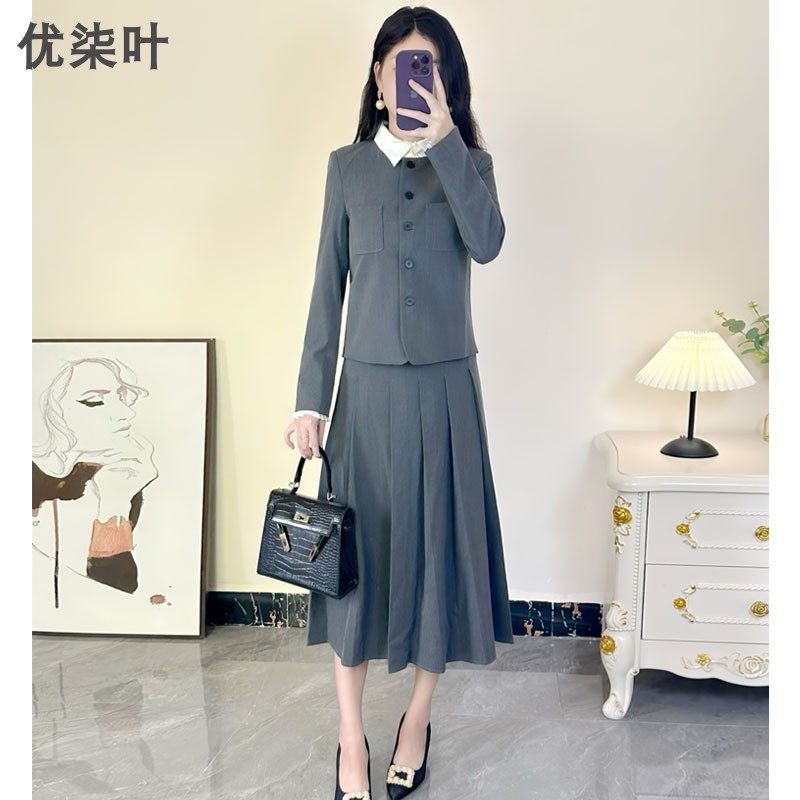 正装女套装大学生西装面试穿搭2025新款高级感小个子职业西服外套