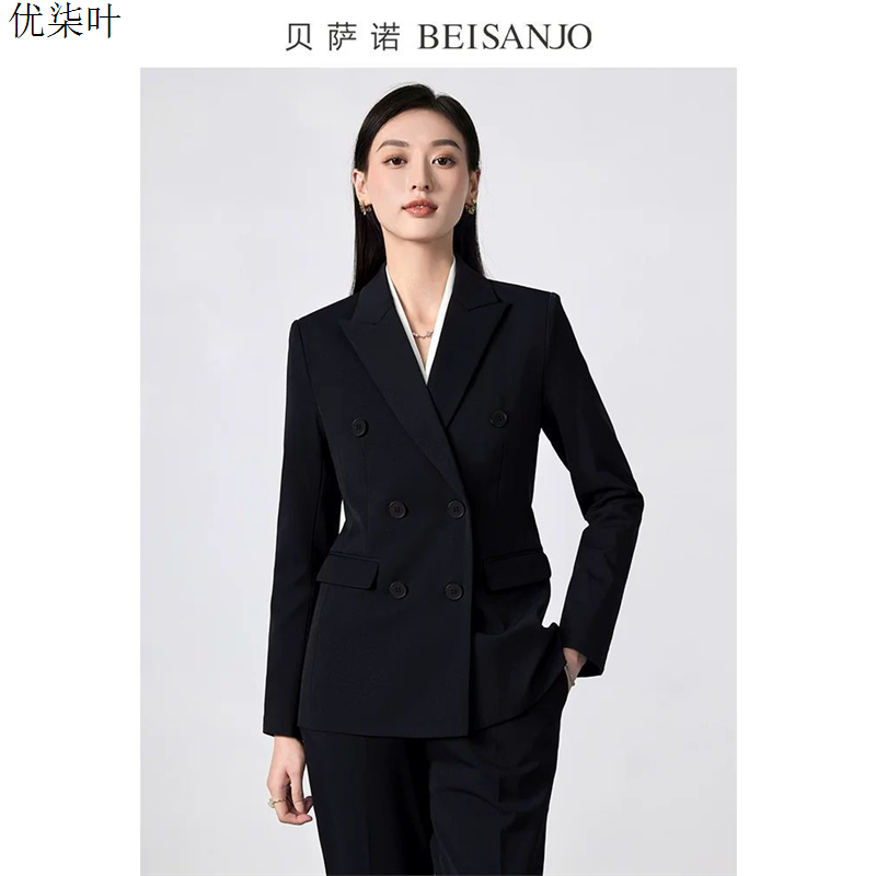 职业西装套装女春秋大学生面试正装气质公考西服外套工作服