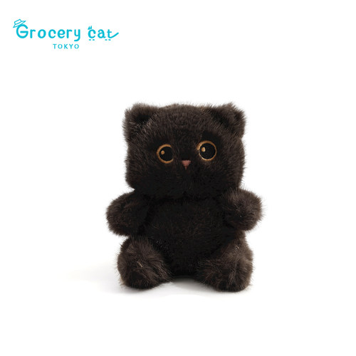 日本GroceryCat毛绒玩偶灰猫