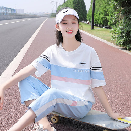 初中生运动套装青春少女班服
