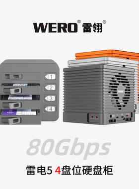 WERO雷电5四4盘位U.2/3 硬盘柜