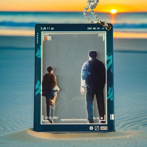 盗墓笔记周边镜中画亚克力挂件张起灵吴邪胖子铁三角重逢桌面摆件