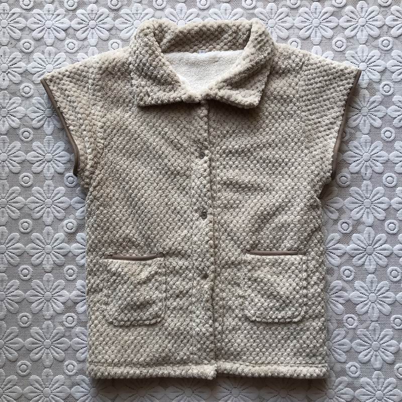 包邮简约小翻领菠萝法兰绒前扣加厚短袖家居服上衣女冬有口袋3576