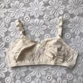 肩带可调节纯色绣花纯棉薄罩杯文胸后排搭扣胸衣女士内衣四季 7570