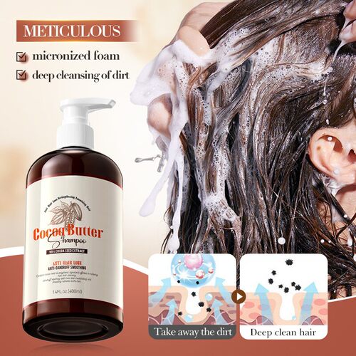 可可油洗发水 Cocoa Butter Anti Hair Loss Shampoo Smoothing