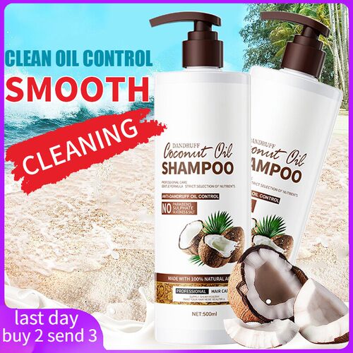 Coconut  Oil Control Repair damage Shampoo Hair Smooth 500ml