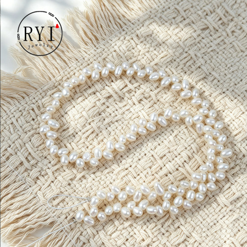 麦穗淡水珍珠链子手工diy半成品