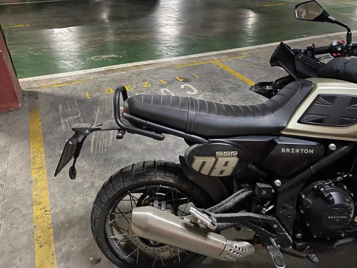 适用于高金500/高金400攀后尾架扶手 咖啡款后扶手 GK500后尾架