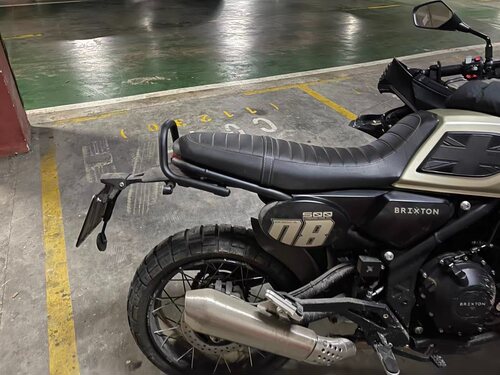 适用于高金500/高金400攀后尾架扶手 咖啡款后扶手 GK500后尾架