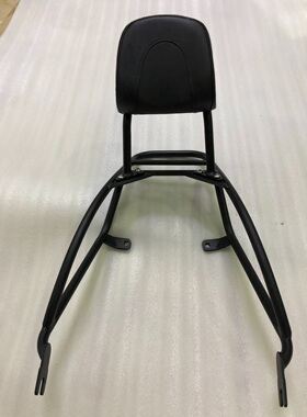 适用于哈雷750rod改装后靠背 带货架后靠背 乘客靠背