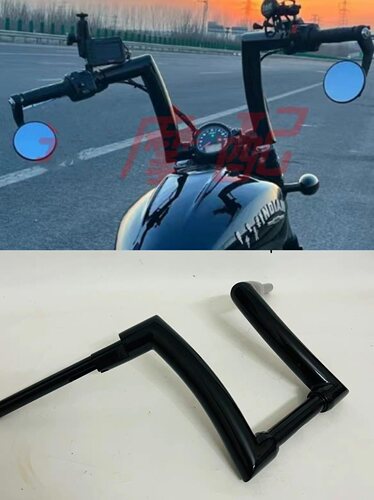 适用于适用建设香帅650 800硬汉改装加粗2英寸车把 加粗高把