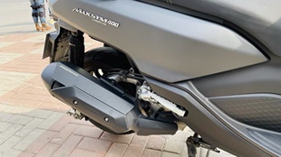 适用于 SYM三阳400 改装排气护板 Maxsym400 排气防烫护罩隔热罩