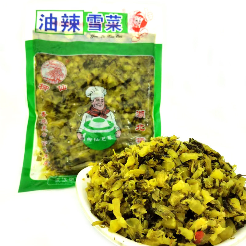 湖北特产柳仙260g油辣雪菜咸菜下饭菜腌菜肉丝配菜香辣菜泡菜