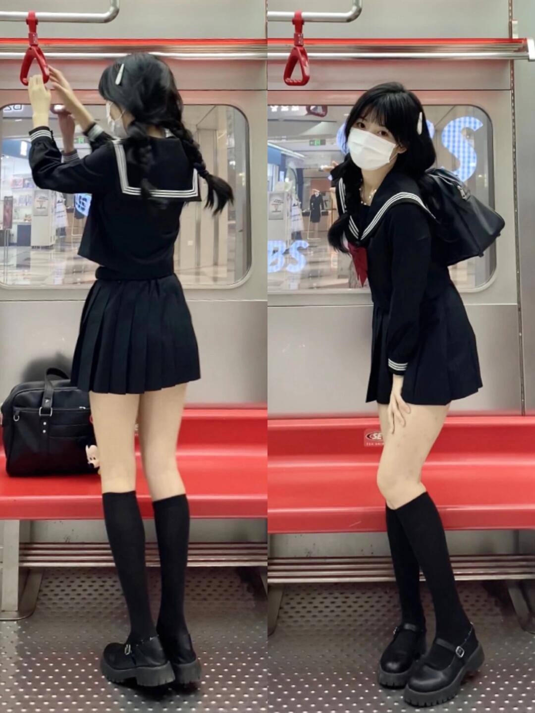 正统jk制服基础款套装黑三本学院风校供水手中间服春夏新款长短袖