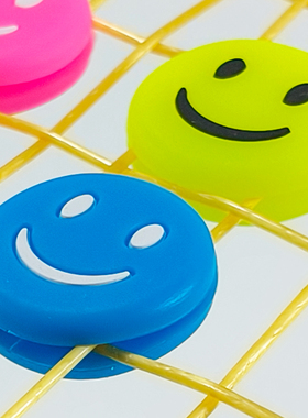 网球拍避震器笑脸可爱避震粒网球周边产品硅胶防震器减震器