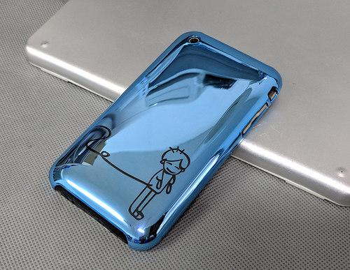 苹果3G/3GS电镀塑胶硬壳个性外壳
