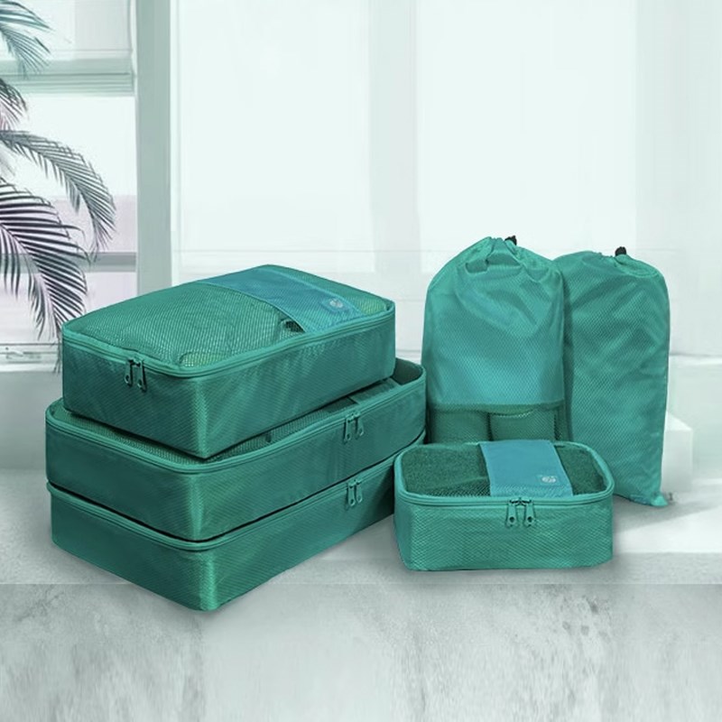 旅行收纳袋行李箱整理q包大容量旅游衣物分装出差便携打包束口鞋