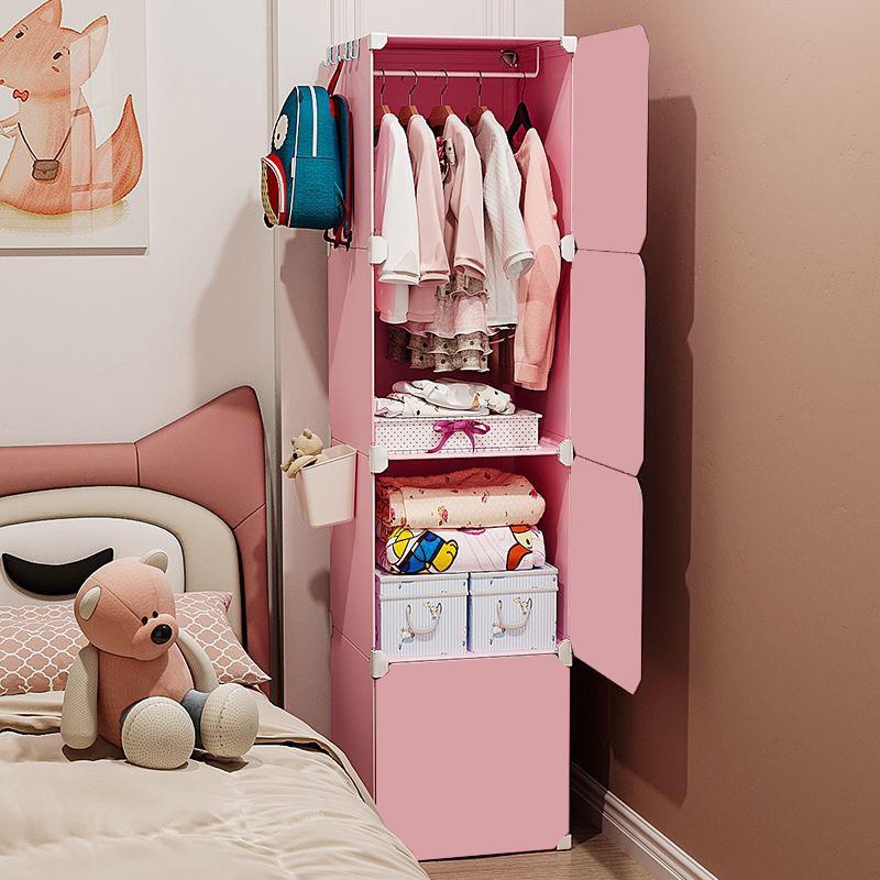 儿童衣柜简易家用卧室女孩宝宝婴儿组装塑料J2024年新款收纳小衣