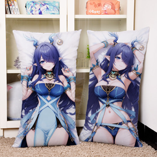 尚萌菈乌玛鹿女动漫周边半身70X40抱枕35X55靠垫抱枕沙发靠垫靠枕