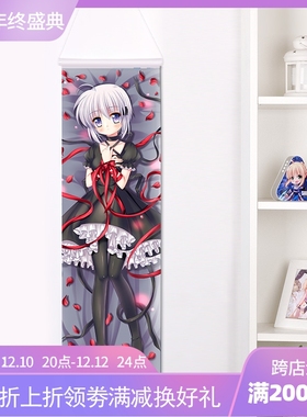 Rewrite篝键之少女千里朱音动漫日本挂画二次元卷轴布画海报周边