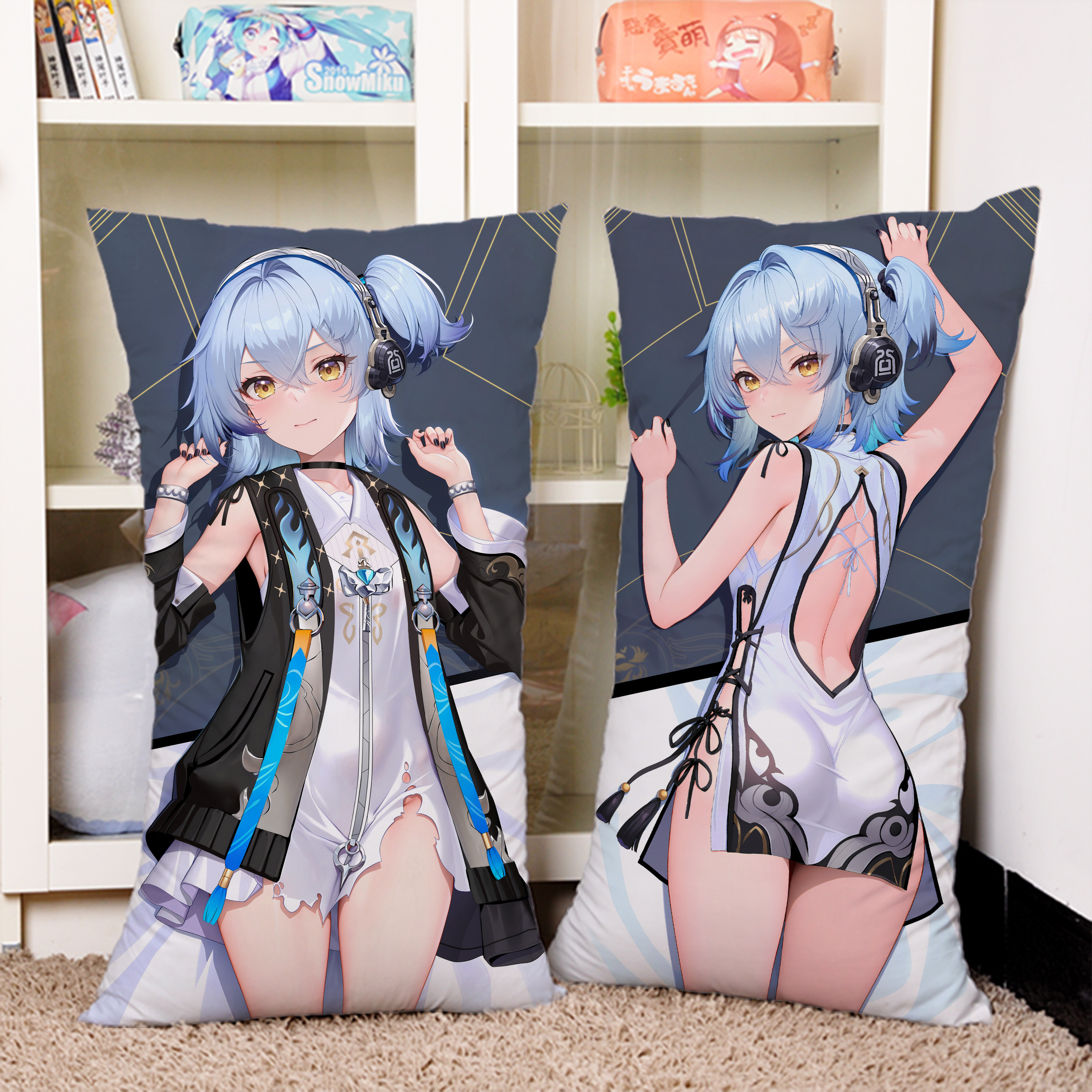 尚萌MC卜灵动漫周边半身70X40抱枕靠背35X55靠垫抱枕学生靠枕护腰