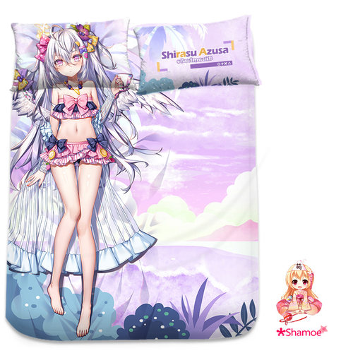 尚萌WLDA泳装白洲梓动漫周边床品三件套二次元床单替换被套