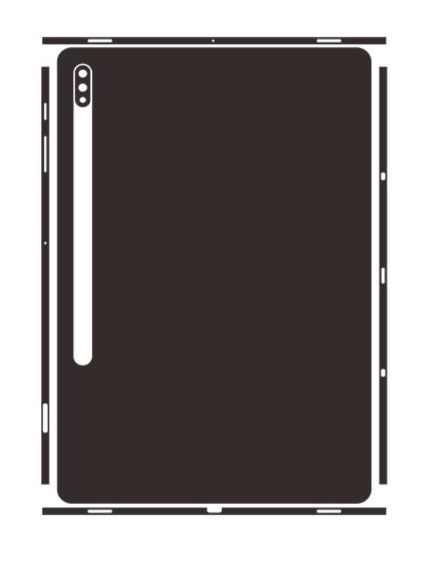 适用于三星Tab S8 Ultra 14.6 S7 Plus S8+ 12.4 11寸贴纸 保护膜