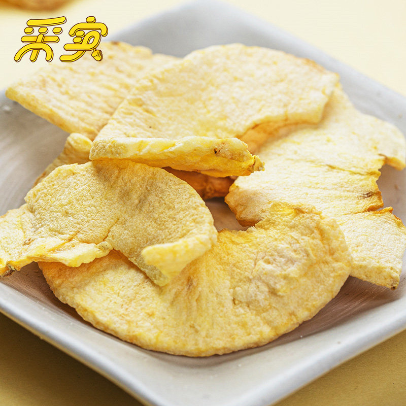 采实新疆阿克苏冰糖心苹果脆脆非油炸苹果干苹果片40g*3袋包邮