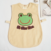 婴幼儿卡通宝宝睡袋新生儿柔软保暖背心式 防踢被青蛙护肚空调被