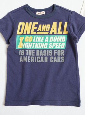 80-120cm宝宝幼儿男童印花纯棉短袖上衣T恤儿童童装6019