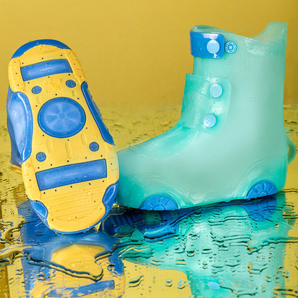 防水雨鞋套儿童男孩防滑耐磨加厚雨靴套小学生宝宝雨天水鞋套女男