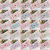 贴贴钻 儿童钻贴 幼儿园手工DIY亚克力小花朵 自带背胶直接粘贴