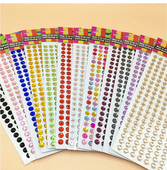 饰手机粘贴纸 水晶亚克力装 1厘米大钻贴幼儿园 儿童DIY手工贴钻