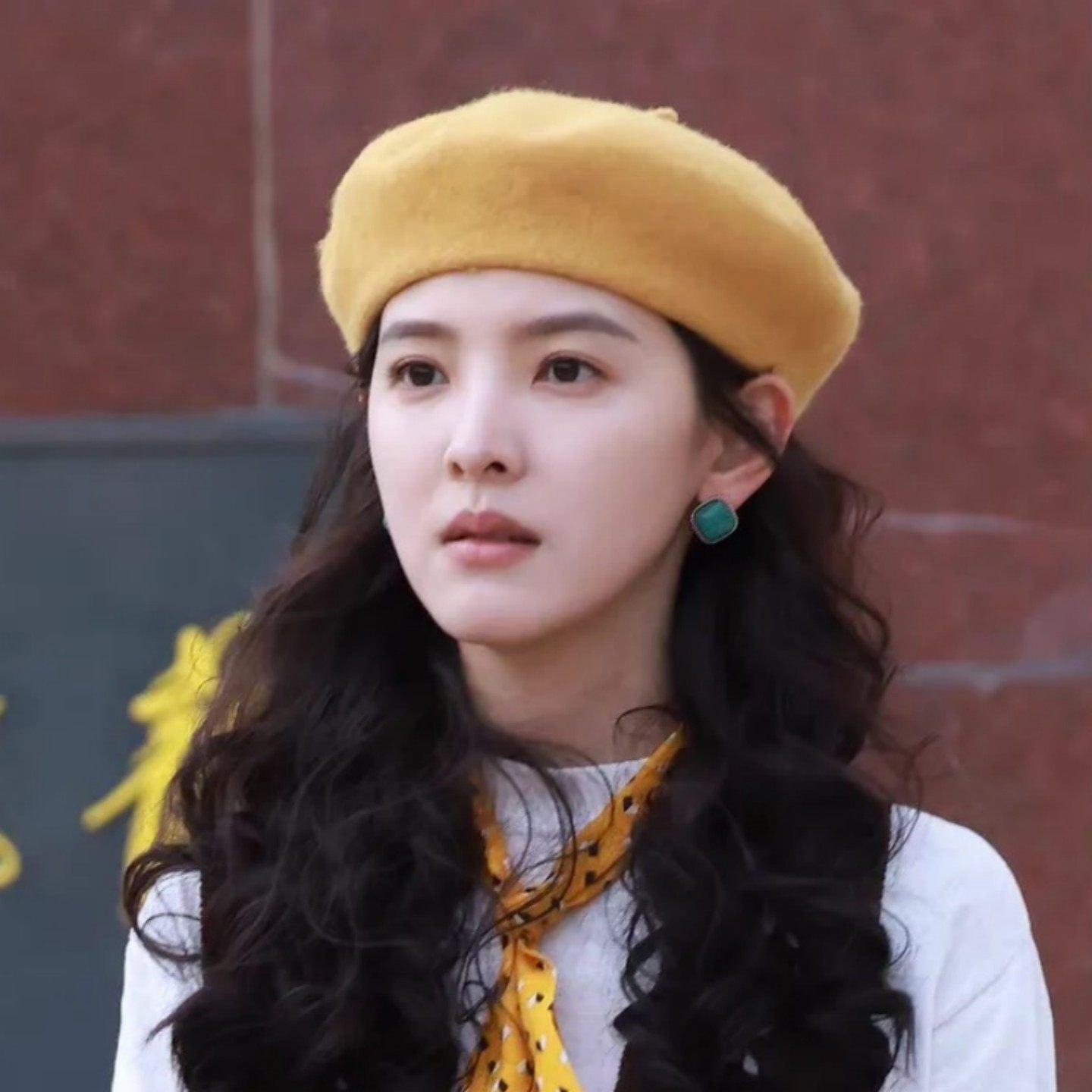 章若楠同款文艺气质羊毛呢贝雷帽女秋冬天百搭纯色复古画家帽蓓蕾