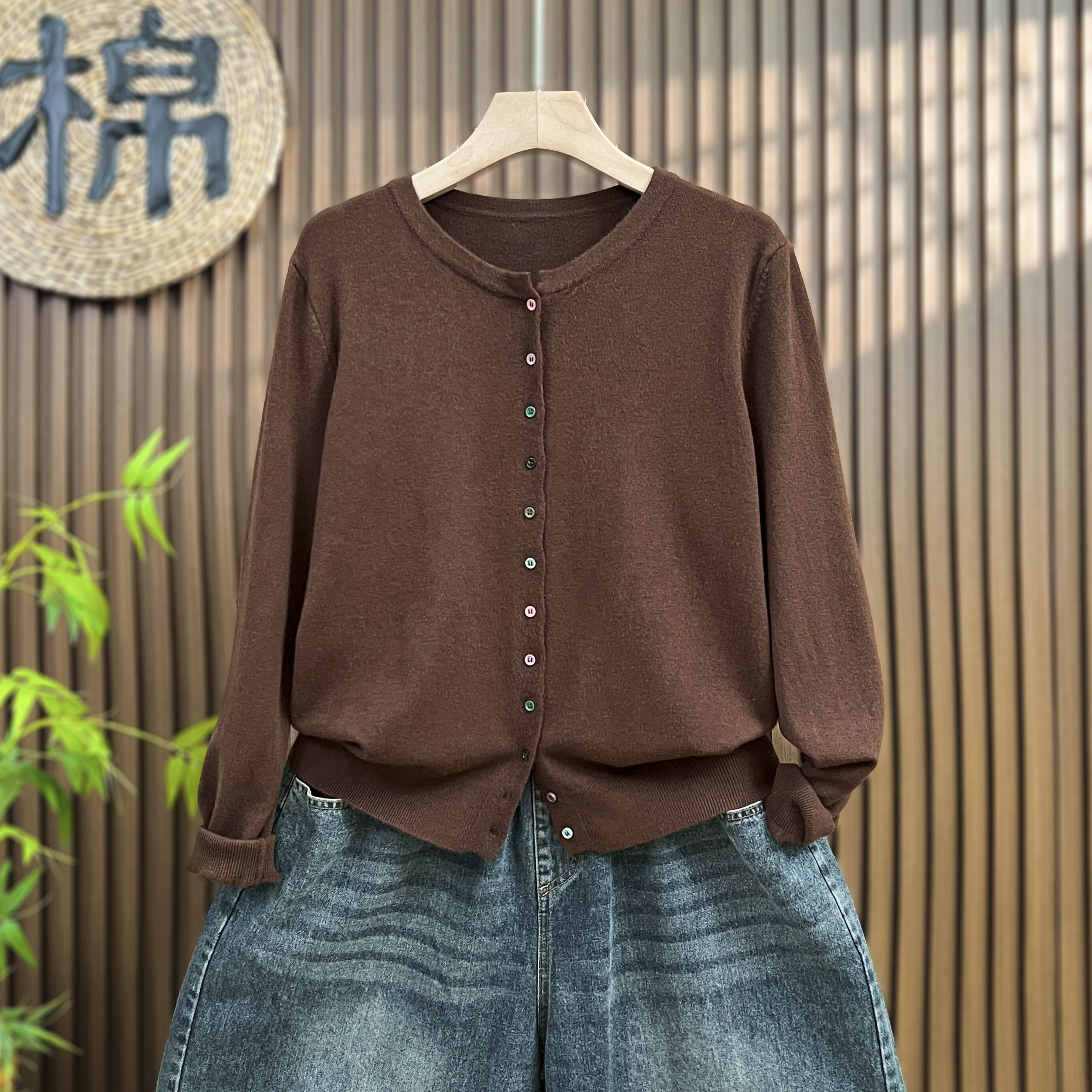 不易变形外搭安迪绒柔软针织衫