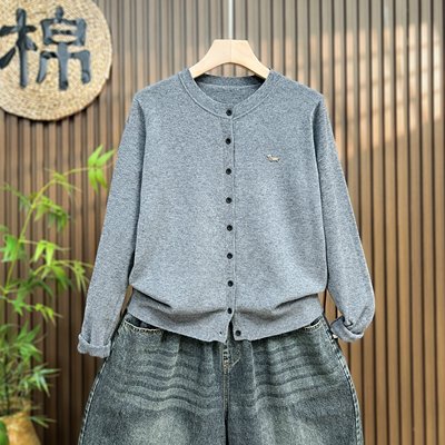 安迪绒秋冬针织开衫女